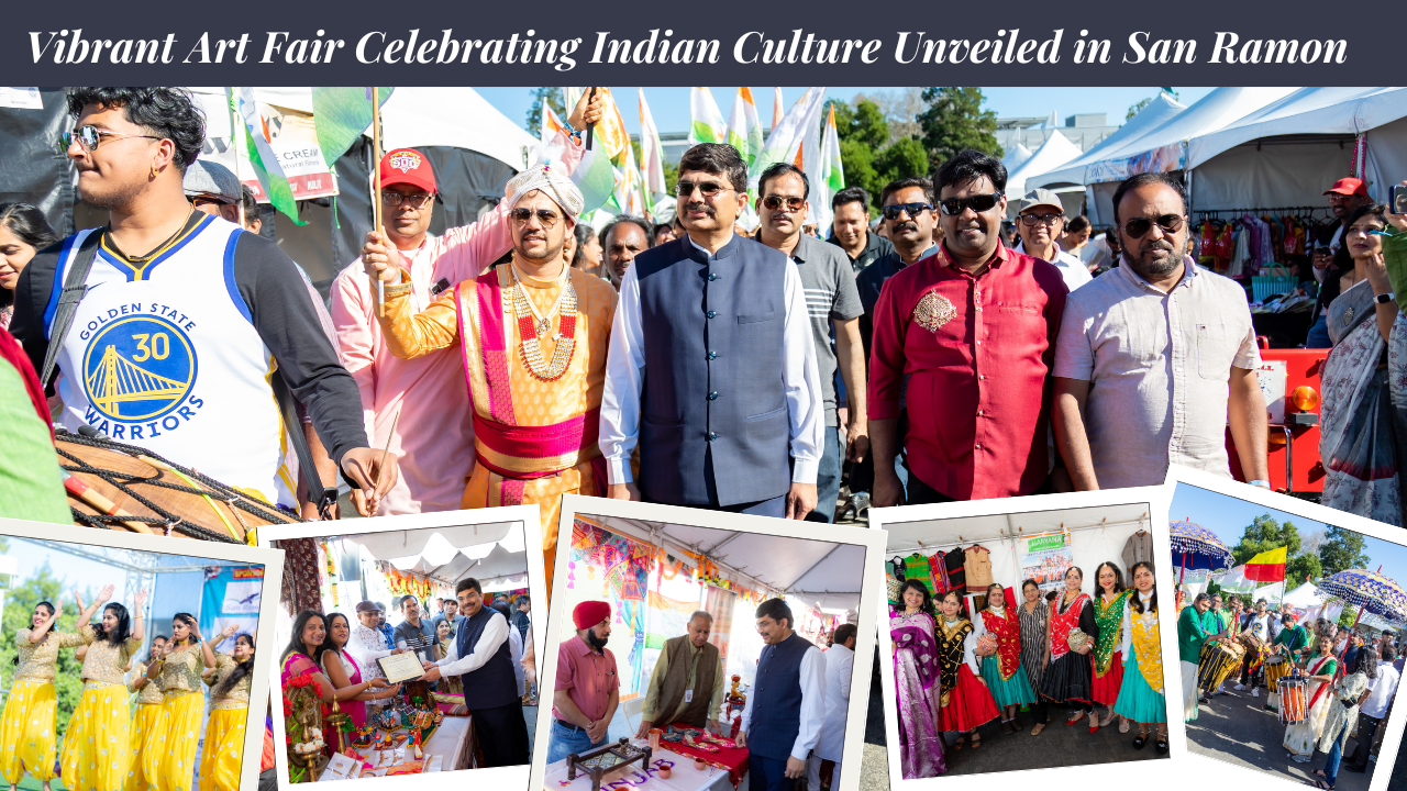 Vibrant Art Fair Celebrating Indian Culture Unveiled in San Ramon